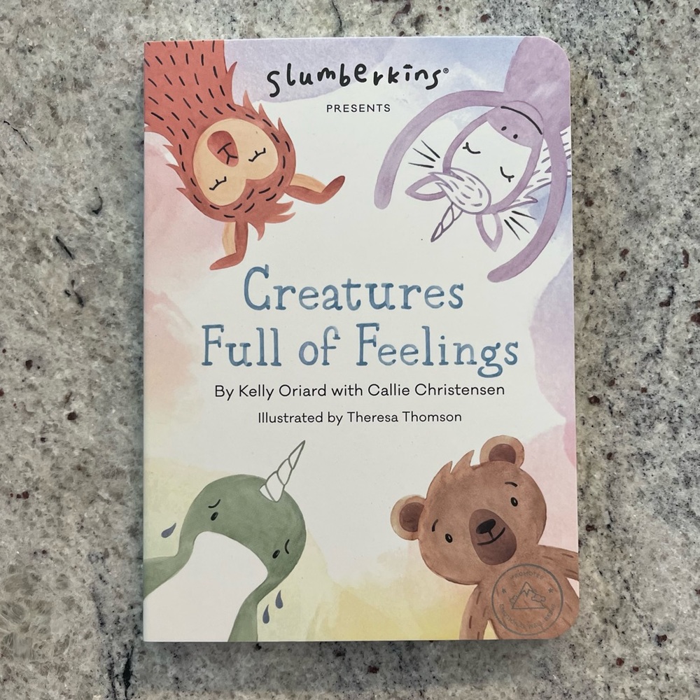 NWT Slumberkins RETIRED Creatures Full of Feelings Board Book